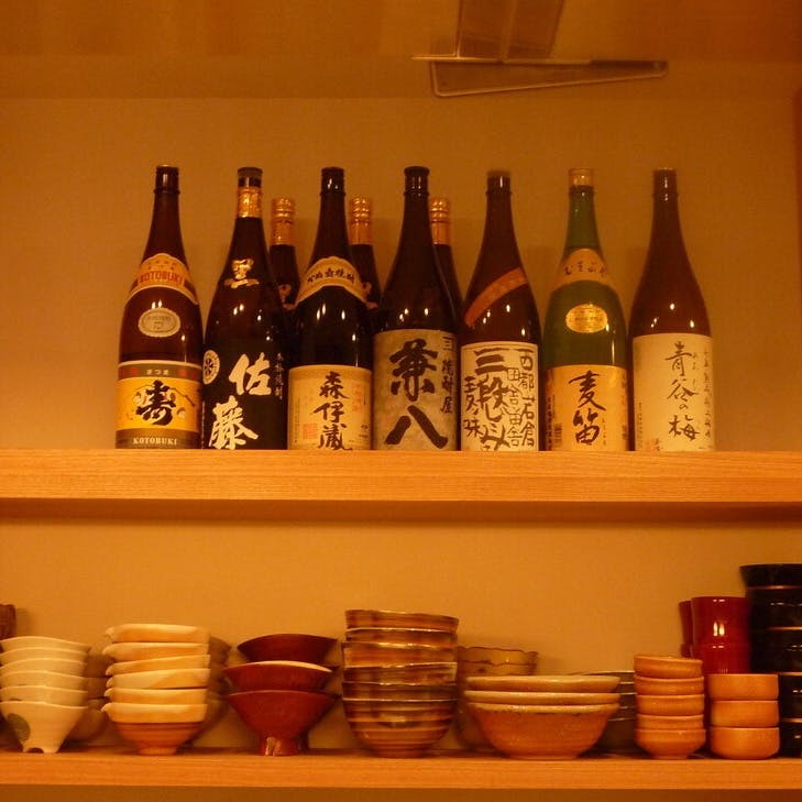 多彩な日本酒の品揃え