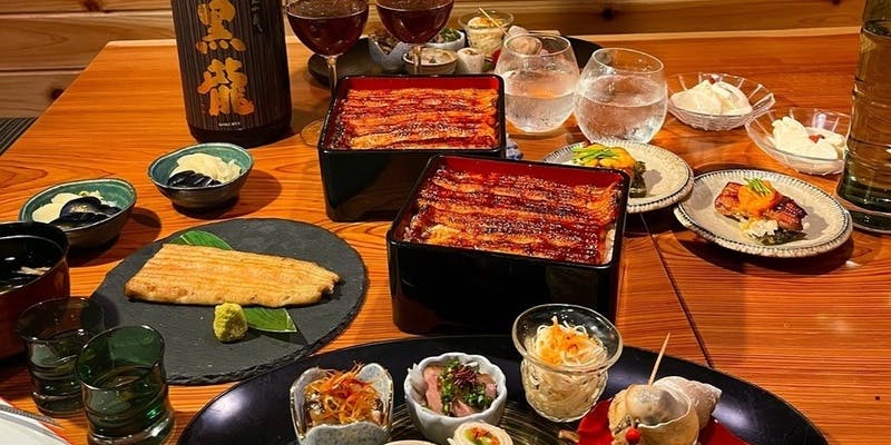 うな重藤コース＋【お祝いの方限定】デザートプレート無料サービス