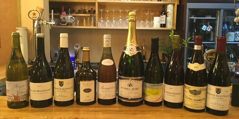 ペアリングコース　牡蠣と白ワイン