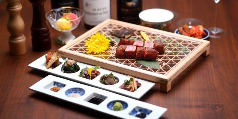 【熊やコース】前菜、タン、シャトーブリアン、フィレ肉など全10品程度（個室確約）