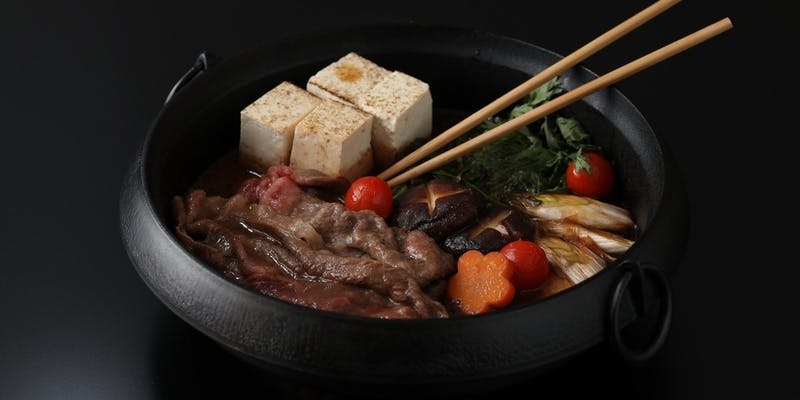 【神戸牛】極上黒毛和牛のすき焼きランチ