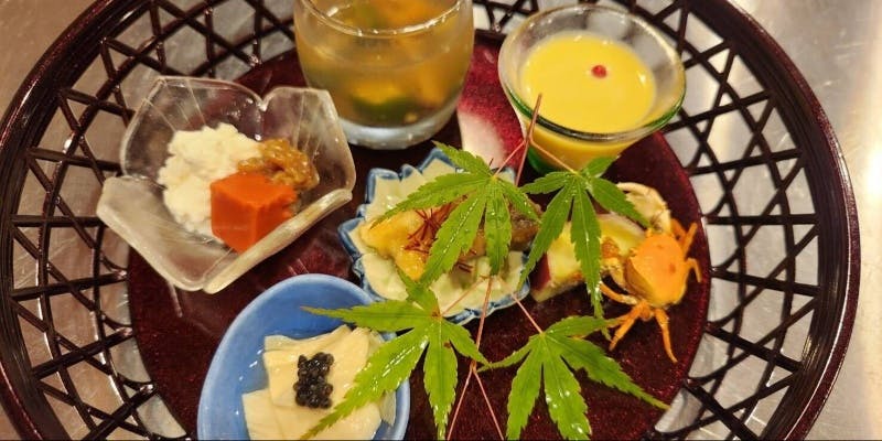 【おまかせ】先付け湯葉あんかけから蒸し物、焼き物まで全9品