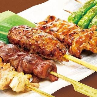 楽美鶏を使用した絶品焼き鳥