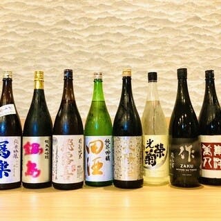 プレミア日本酒を多数ご用意！