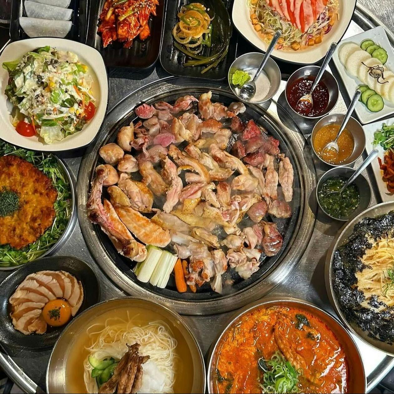 多彩な韓国料理メニュー