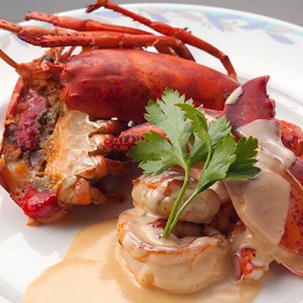 こだわりオマールエビのディナー 7,700円（税込）