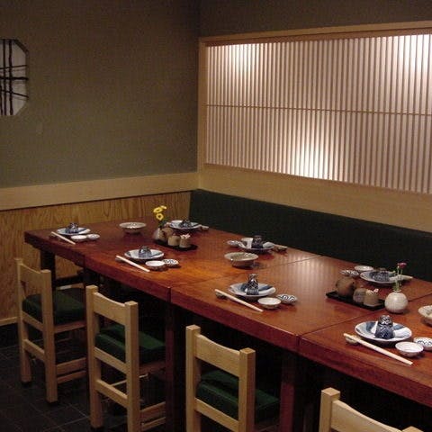 落ち着いた和の空間で至福のひととき