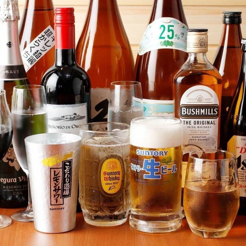 豊富なドリンクメニュー