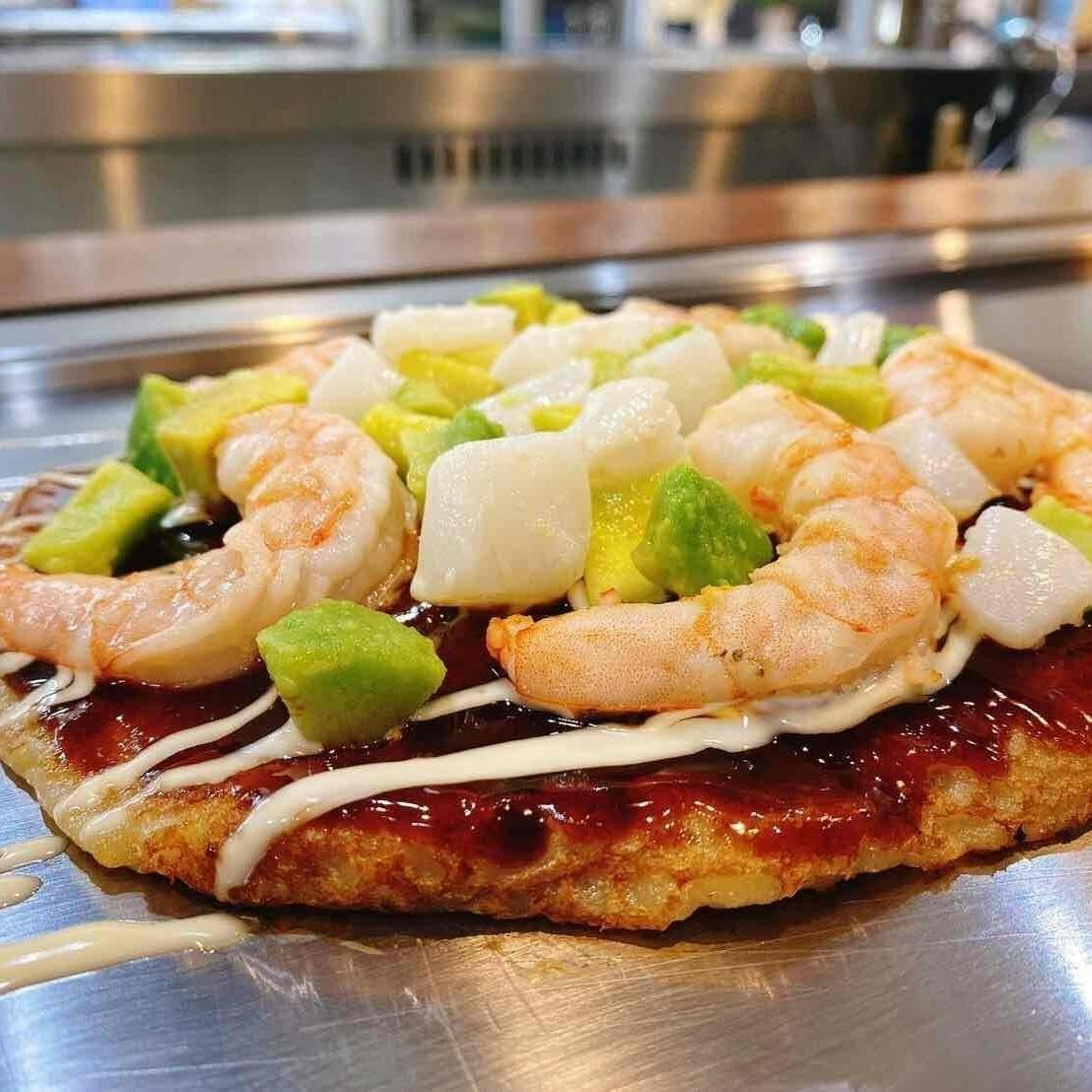 海鮮お好み焼き：次世代の お好み焼き！