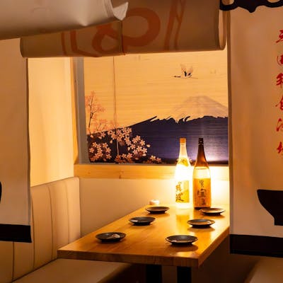 完全個室での上質な空間