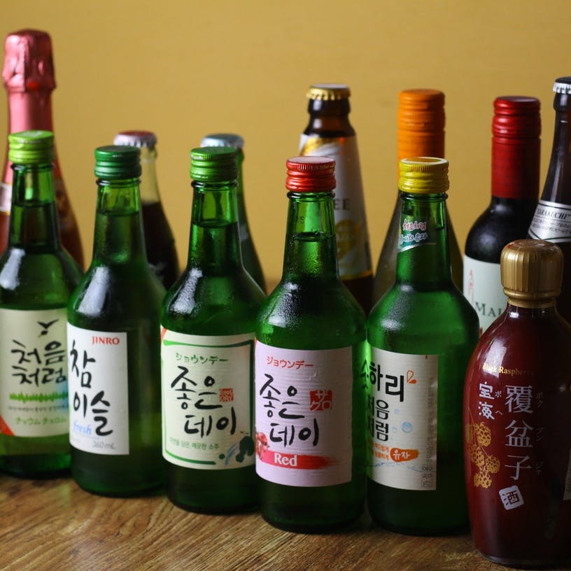 豊富な韓国酒で乾杯！本場の味を楽しむ