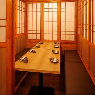 全席完全個室でプライベートなひとときを