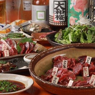 希少部位も堪能できる多彩なコース