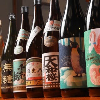 店長厳選の日本酒と馬肉の絶妙な組み合わせ