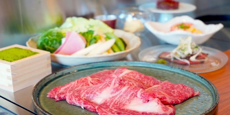 【黒毛和牛すき焼きコース】人気No.1