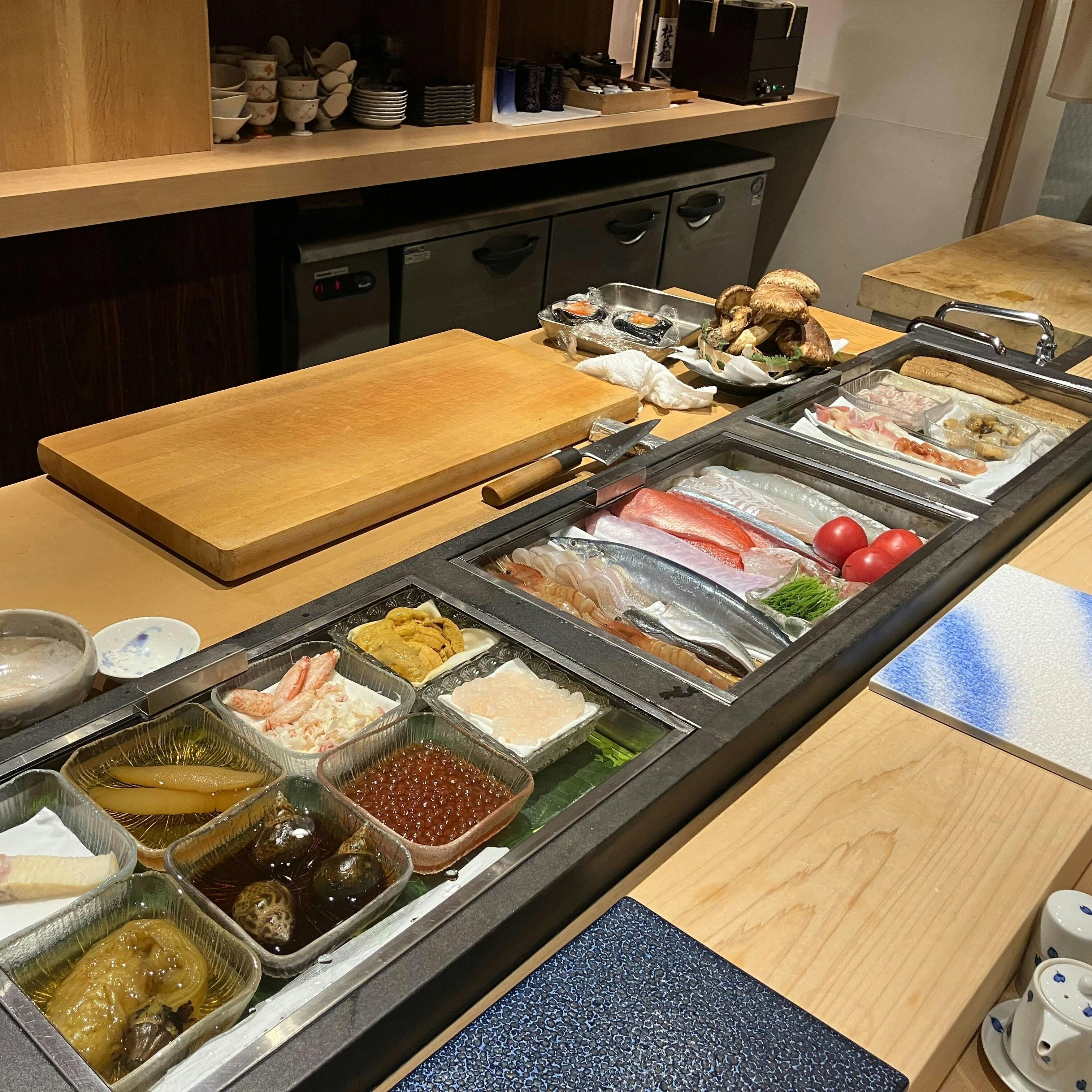 厳選された新鮮な魚介を使用