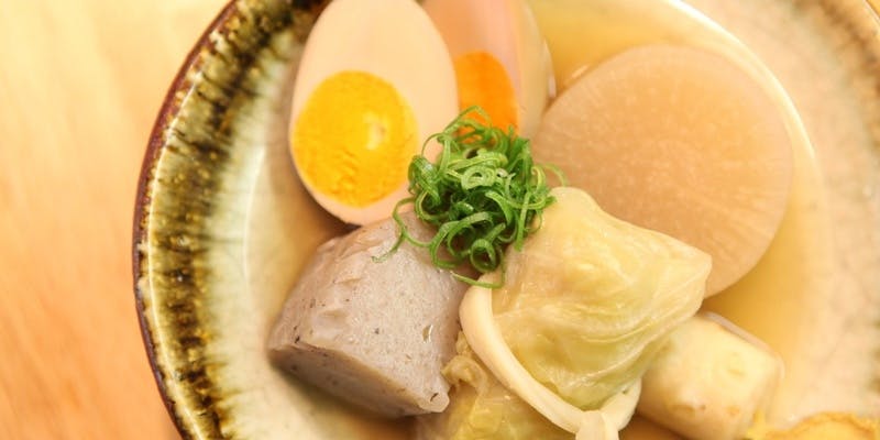 【6600円コース】飲み放題付！おでんはもちろん、こだわりの和食を堪能できるコース