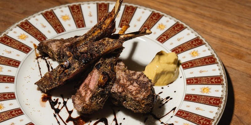 【一休限定コース】牡蠣のグラタン、仔羊の香草焼きなど（ 2名予約）