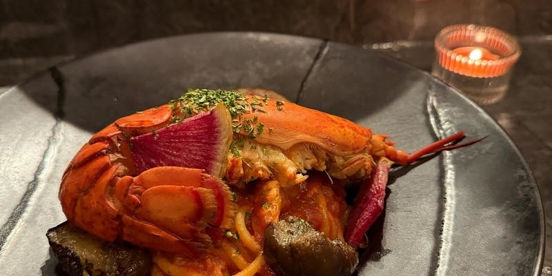 【近江牛×オマール海老】 贅沢ディナー特別コース 全7品＋2時間飲み放題（21：00来店）