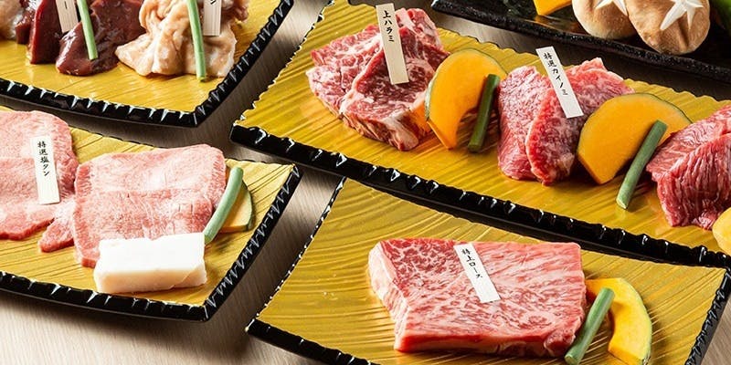 【月コース】特選シャトーブリアン、壺デカハラミ等を味わえる（全11品）