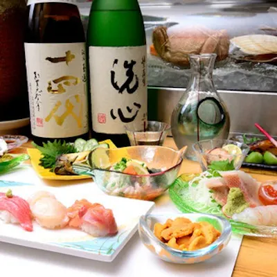 季節の魚介を堪能する天籟コース