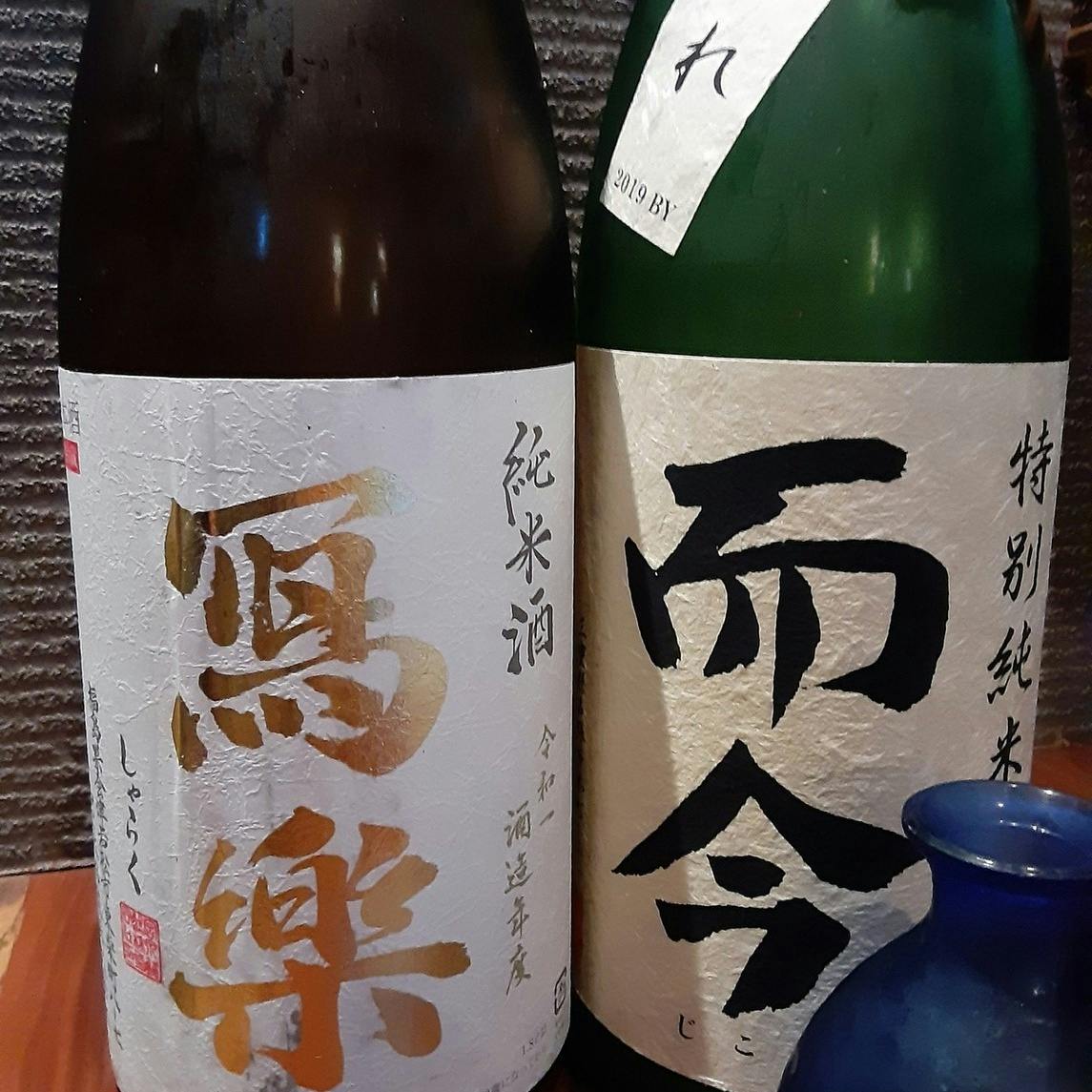 豊富な日本酒の品揃え