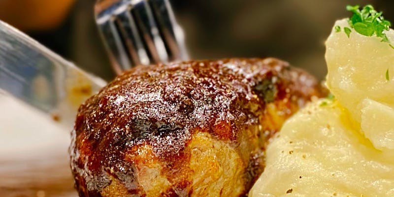 【1日1組限定・2階貸切】ハンバーグやナポリタンなど、大人の洋食を堪能＋フリードリンク