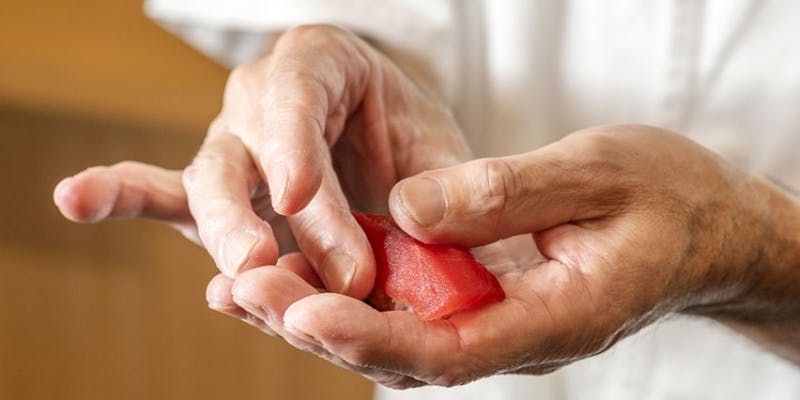 おまかせディナーコース”宮津”/一品料理4品・握り10貫・椀物・デザートなど全16品