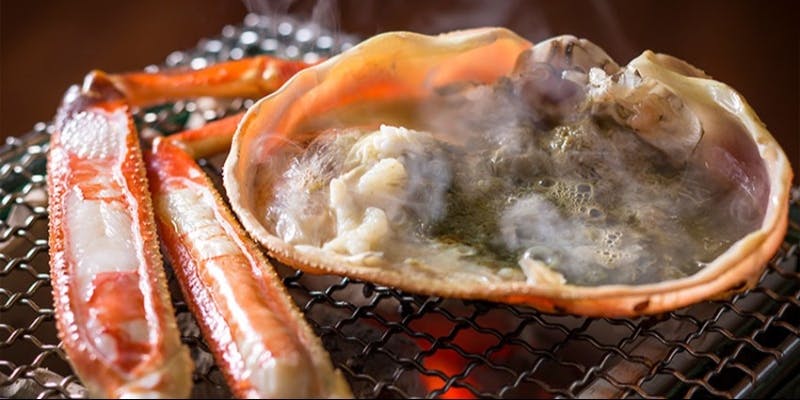 【夕食】＜冬季限定＞黒岬　活ブランド蟹フルコース（時価35000円～45000円）