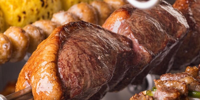 15種シュラスコ食べ放題 本日の厳選和牛2種の食べ比べ　　＋スタンダード飲み放題