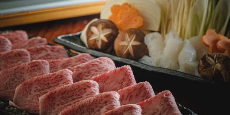 一笑のしゃぶしゃぶ【上コース】全6品 6,700円（3名様より飲み放題可能）