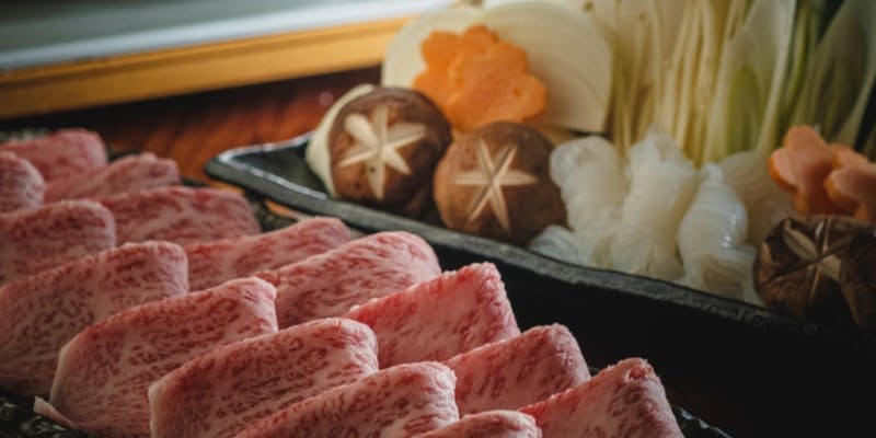 一笑のすき焼き【上コース】全6品 5,000円