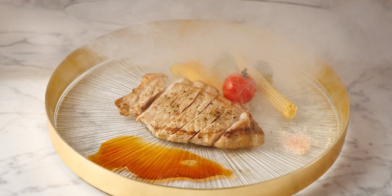 【Mare】三元豚ロース×黒トリュフリゾットや鮮魚、アヒージョ含 全7品