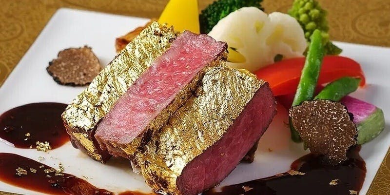 【Laguna】金箔牛リブロース×鮑のグラタンや白子と雲丹の一皿含 全8品