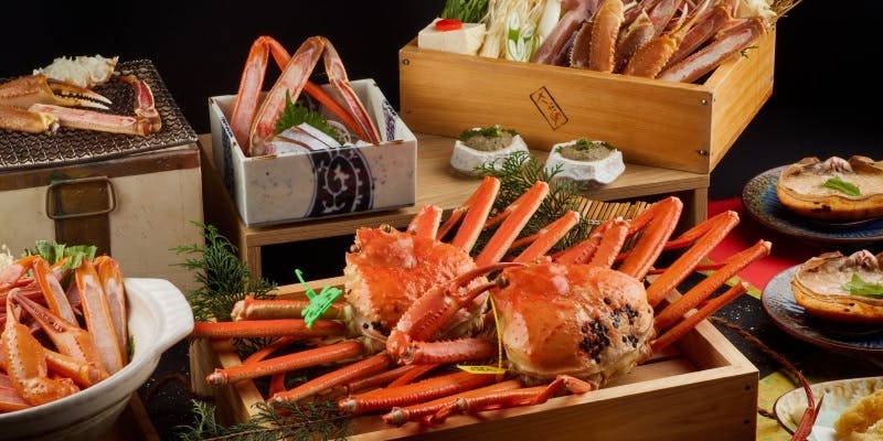 【海響コース】蟹やイクラに旬の魚を、西京焼きや天婦羅に釜飯で味わう 全7品