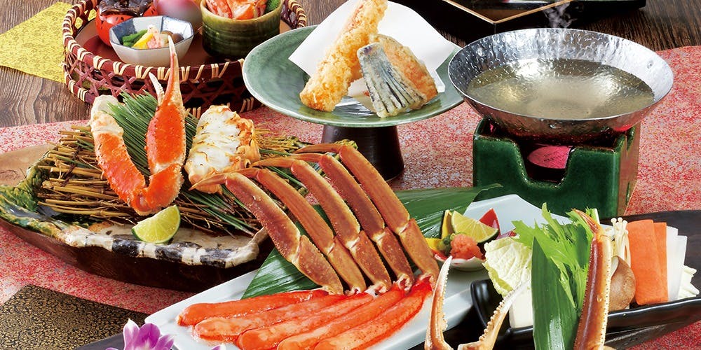 かに道楽 江坂店 【特撰かにしゃぶ会席】彩喜 ランチ プラン(12541655