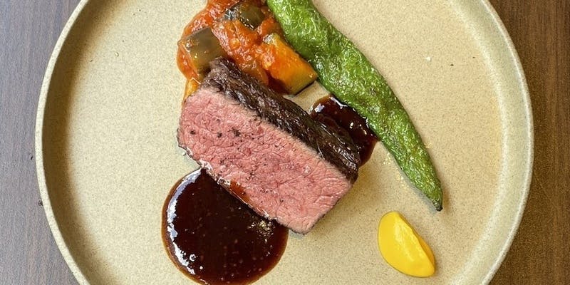 【Bistroコース】全6品、量が選べる〆パスタがついたフルコース（カウンター）