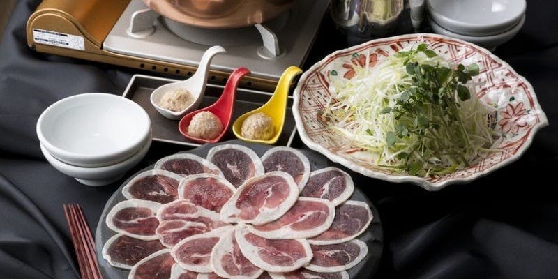 【木ノ子の鴨しゃぶと串「名物」コース】　計13品