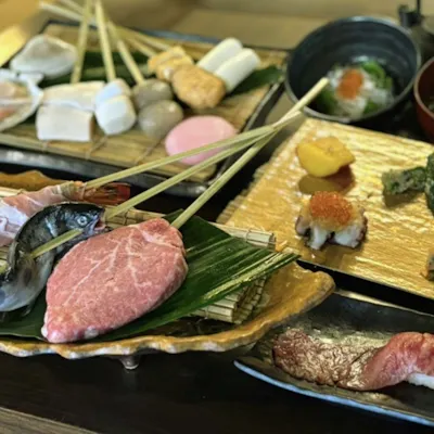 新鮮な食材を活かした炉端焼き