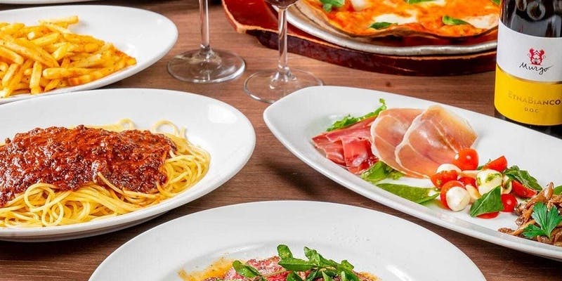 フェリーチェコース　イタリア料理と飲み放題を気軽に楽しむコース 【2時間飲み放題付】