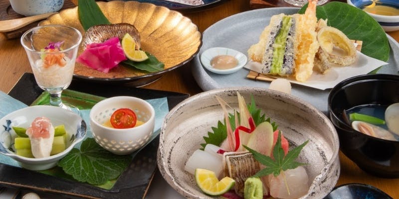 【夜のおまかせコース 柊】先付け・お造り・蒸し物・小鍋・香の物など全9品