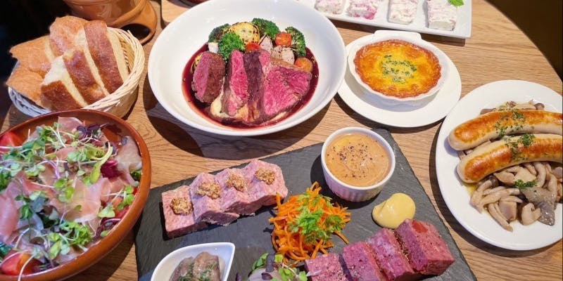 【パパンの季節料理フレンチコース】飲み放題2.5時間付き　税込6600円