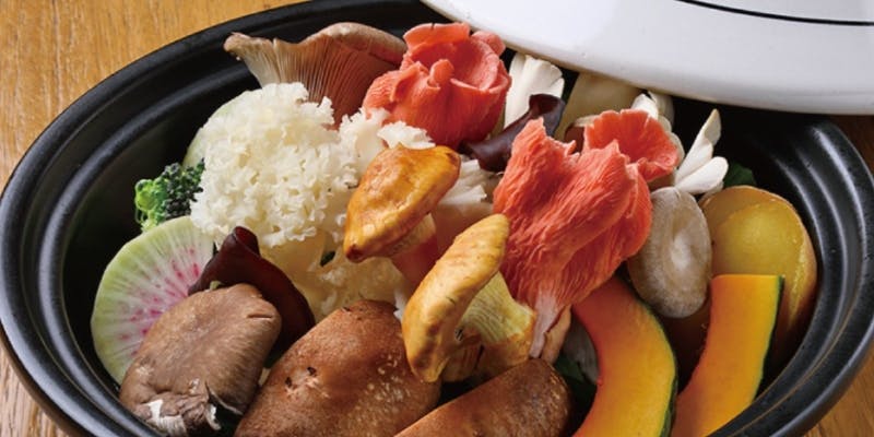 【福コース】キノコと野菜のタジン鍋や和牛ヒレステーキなど