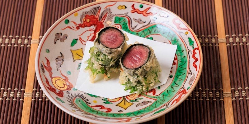 【一休限定特別ランチコース】季節の先付、旬の御造り、極上天ぷら一式など＋記念日