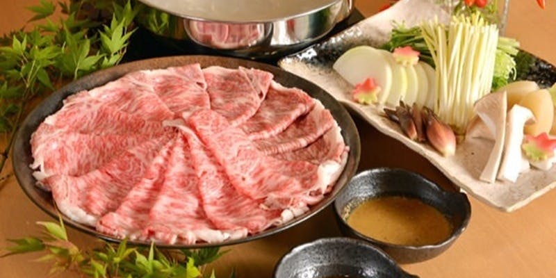 最高級黒毛和牛黒樺牛しゃぶしゃぶ