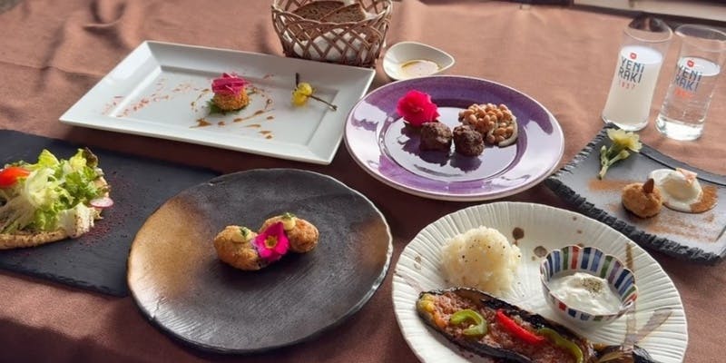 【ランチコース】パン、スープ、温菜、メイン、デザートなど全5品程度