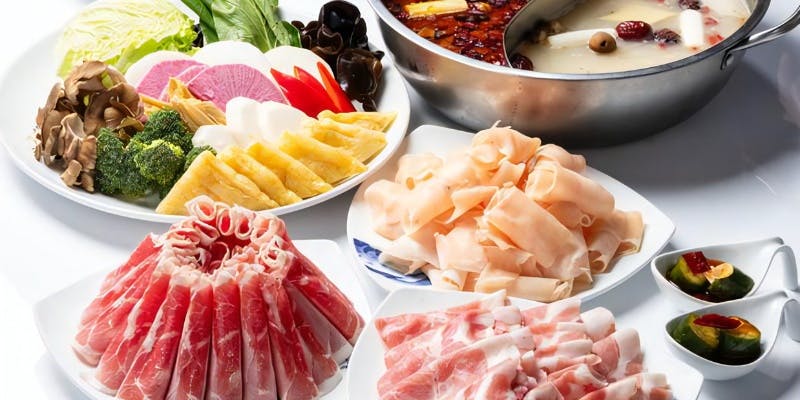 【代謝UPコース】唐辛子と生姜の薬膳火鍋で体を芯から温め、代謝を高めるスパイシーコース