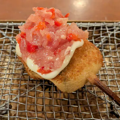 シンプルな串揚げに詰まったシェフの思い