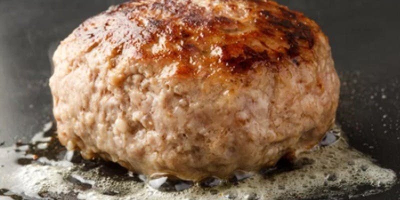 【個室限定】幻の和牛！村沢牛を使用したハンバーグ御膳（2個）