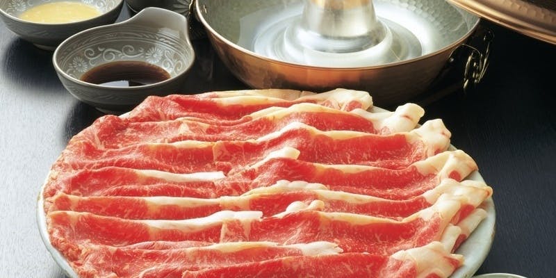 【銀朱　GINSHU】 さっぱりとした和牛の赤身肉をしゃぶしゃぶで楽しめるコース